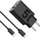 Motorola Turbopower 50W Dubbele USB-C Wandlader met Telefoonkabel