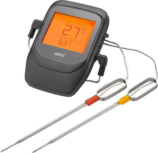 Gefu CONTROL+ Bluetooth grill- en braadthermometer - 6 kanalen - incl. 2 sondes