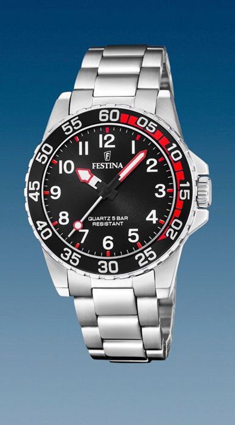 Festina F20459/3 Junior Collection - Polshorloge - Staal - Zilverkleurig - Ø 36mm