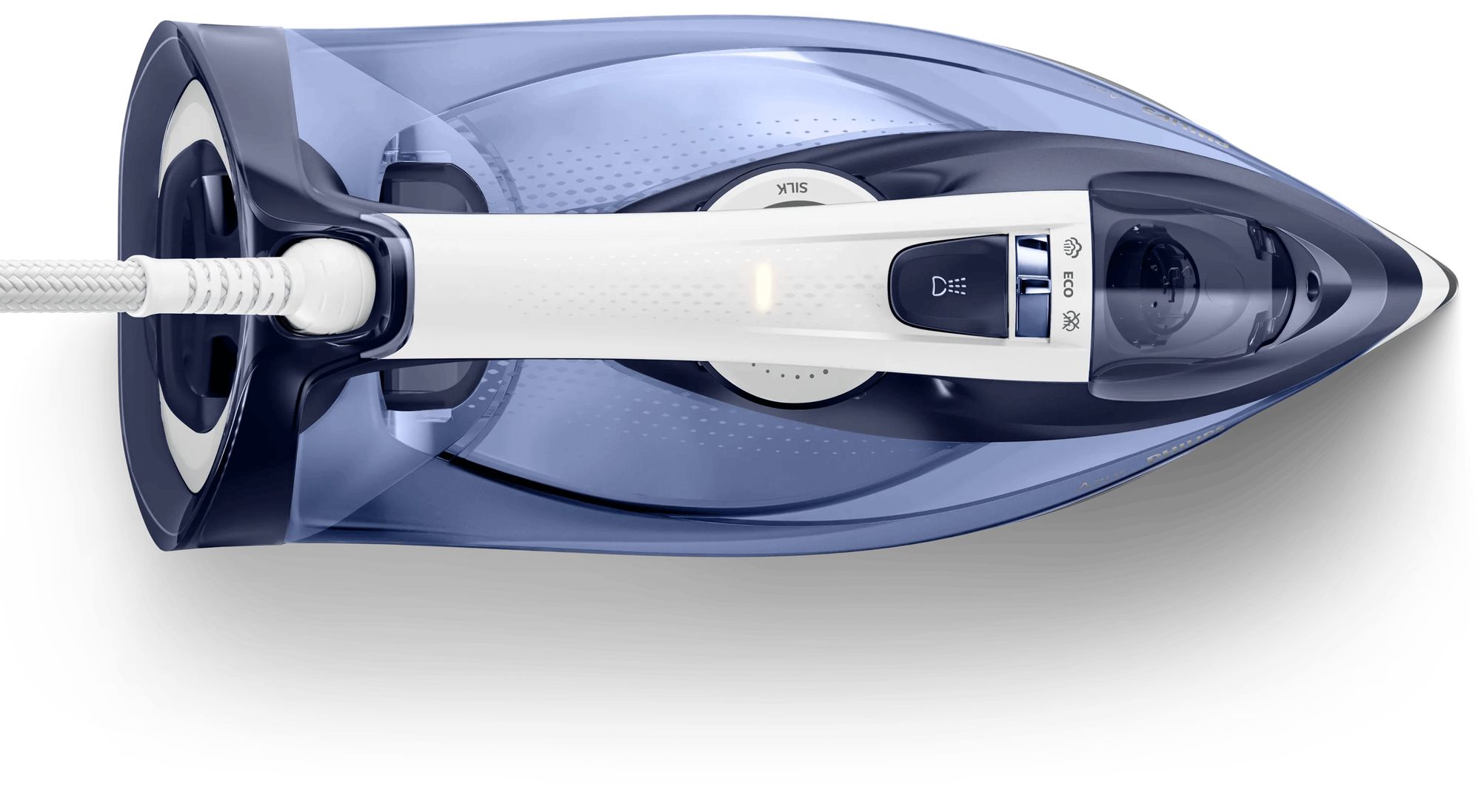 Philips Azur GC4556/20 Stoomstrijkijzer - 2500W - SteamGlide Plus - Blauw/Wit
