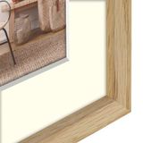 Zep Houten Fotolijst Malmo Bruin met Passepartout voor foto formaat 10x15 / 15x20 - V4568N
