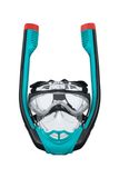 Bestway Flowtech Masque de plongée avec tuba S/M - Noir/Bleu/Rouge/Transparent
