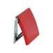 MSV toiletpapierhouder, roestvrij staal, rood, 30x20x110 cm
