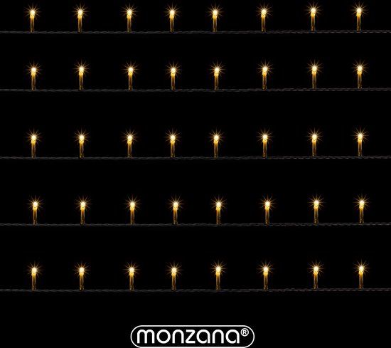 Monzana Lichtsnoer 600 LEDS – Afstandsbediening Timer – Warm Wit