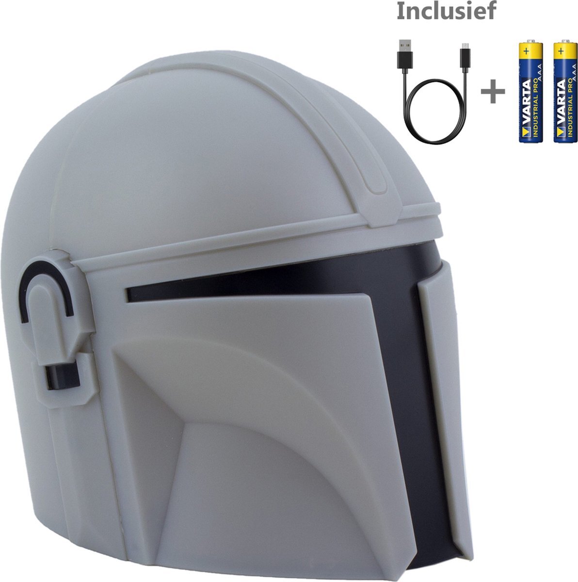 Paladone Star Wars - The Mandalorian Desktop Lamp - Incl. USB kabel + 2 AAA Batterijen