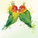 Diamond Dotz Love Birds - Diamond Painting - 3.280 Dotz - 32x32 cm