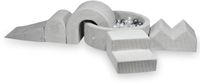 Mimii Foam speelset met rond ballenbad 90x30 Corduroy + 5 elementen