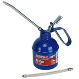 Faithfull FAIOC500 Olie Kan 500ml Pistool Type Inclusief Stijve en Flexibele Tuiten, Messing