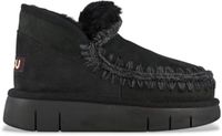 Mou Eskimo Bounce Sneaker Laarzen - Suède - Dames - Zwart - Maat 37