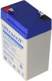 Ultracell UL 4.5-6 loodbatterij met Faston-contacten van 4,8 mm