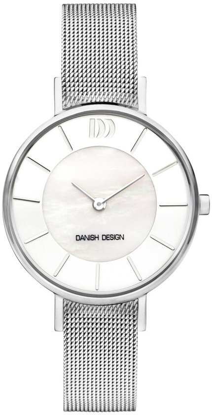 Danish Design IV62Q1167 horloge dames - zilver - edelstaal