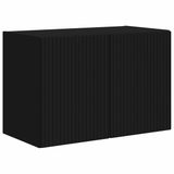 vidaXL TV Wandkast 59,5 x 31 x 40 cm Zwart Bewerkt hout