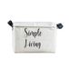 Organizer met witte handgrepen