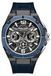 POLICE Montre chronographe pour homme, bleu/gris, taille unique, diamètre 44 mm, modèles : PEWGO0001602, PEWGO0001603
