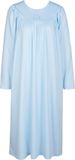 CALIDA Dames Nachthemd Korte Mouw Blauw Fantasie Katoen Maat L