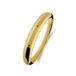 Lucardi Dames Zilveren ring voor dames - Ring - 925 Zilver - Goudkleurig - 17.50 / 55 mm