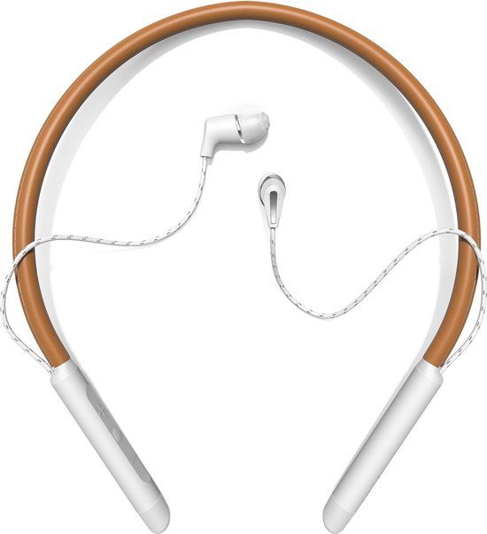 Klipsch T5 Neckband - In-ear koptelefoon - Bruin/Wit
