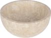 Differnz Boomer Waskom - 21x12cm - rond - Marmer - Beige