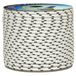 Corderie Italiane 006091677 Nautica touw, gevlochten, 5 mm, 50 meter, wit met blauwe marker