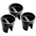 KHW Jardinière de balcon »Flowerclip«, lot de 3 (anthracite)