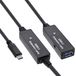 InLine 35656D USB-kabel USB 3.2 Gen 1 (3.1 Gen 1) 15 m USB C naar USB A Zwart