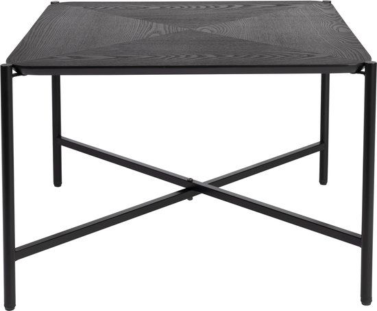 Feliz Lifestyle Marcio Salontafel - Vierkant - Zwart - 40x40 cm