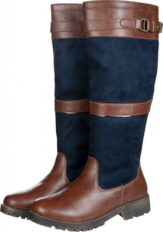 Outdoorlaars winter Meghan bruin/blauw maat 41