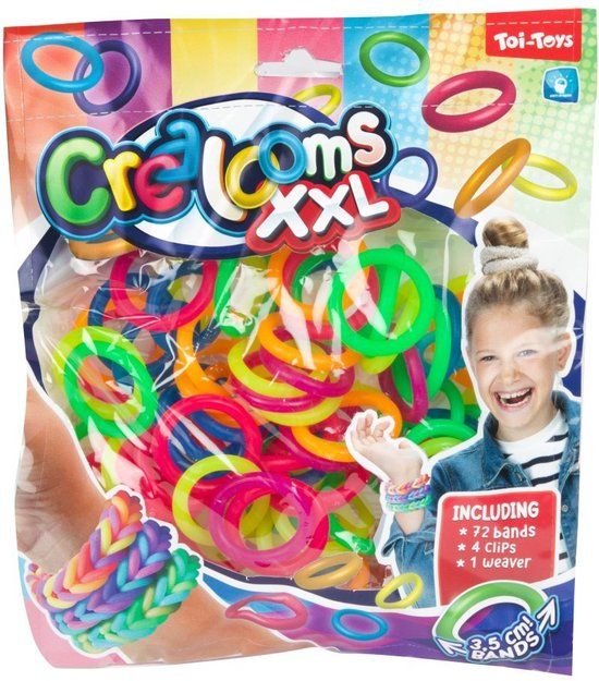 Mega Loom Bands Neon - 72 stuks - Multi kleuren