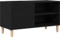 vidaXL Armoire de rangement 84,5 x 38 x 48 cm bois d'ingénierie chêne noir