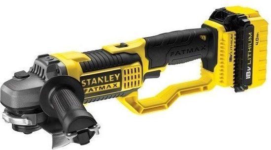 STANLEY FMC761M2 Accu Haakse slijper 18V +2x 4,0Ah accu en lader
