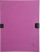 Exacompta 10x N'CLIP® Map uitrekbare rug en klep - Purper - 21516E