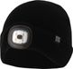Heatkeeper Thermomuts + LED lichtje kinderen Zwart 5/8 Jaar