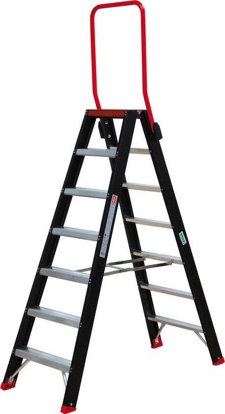Altrex Taurus 7 treeds - Magazijntrap - Dubbel oploopbaar - Werkhoogte 3.65m