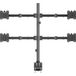 SpeaKa Professional SP-MM-541 Support de table pour 4 moniteurs