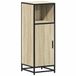 vidaXL Badkamerkast Sonoma Eiken 35x37,5x100 cm Bewerkt Hout