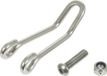 Busch + Müller crochet de phare argent acier inoxydable long 60/18mm