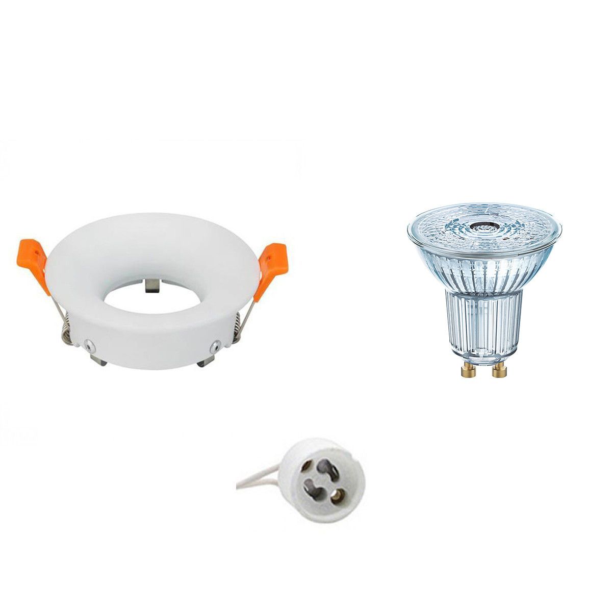 Osram PAR16 LED Spot Set - GU10 - 3.7W - 4000K - Dimmable - White