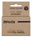 Actis KC-540 cartouche d'encre pour imprimantes Canon (remplace Canon PG-540XL), Supreme, 22 ml, noir