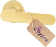 ERGO line Mat Gouden Deurbeslag PRIMA Deurklink Set Binnendeur Rond Aluminium Mat Goud