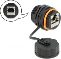 Delock - RJ45 Jack naar RJ45 Jack Cat.6A Kabelconnector met Vergrendeling