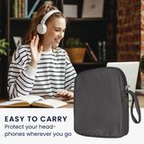 kwmobile Hoofdtelefooretui voor over-ear koptelefoons voor Apple AirPods Max / AirPods Max 2 Case - Hoes met ritssluiting - donkergrijs