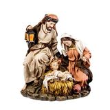 Klassieke kerststal, 1 stuk, kunsthars, 22 cm