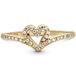 Pandora Timeless Sprankelend Hart Wishbone Ring 169302C01 Maat 19 Zilver Wit Zirkonia