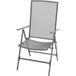 Maison Exclusive - Chaises pliantes empilables, lot de 2, gris acier