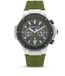 Cerruti 1881 Chronograaf Lucardo Heren Polshorloge Groen Siliconen Band Saffierglas 10 ATM