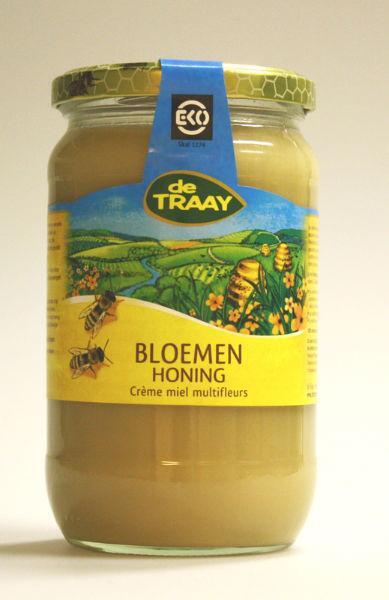 De Traay Honing Bloemen Creme Biologisch 900gr