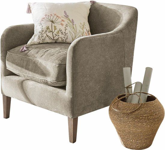 Loberon Fauteuil Jefferson grijs