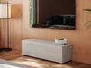 Meuble TV-HiFi MARLEY 1 porte battante 105 cm chêne blanchi sans table basse