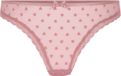 Hunkemöller Dames Lingerie String Phoebe - Roze - maat S