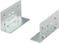 Rittal 5501400 19 inch Rails voor patchkast 2 HE Vast inbouw Natuur
